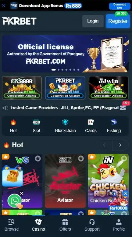 PKR Bet is becoming the leading gaming platform in Pakistan